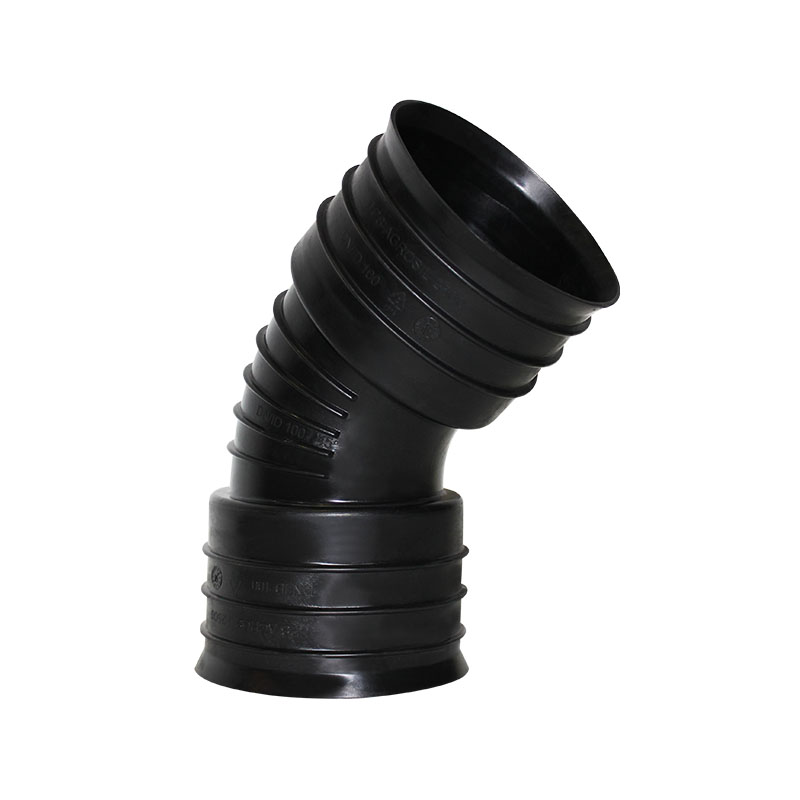 45° gorrugated pipe