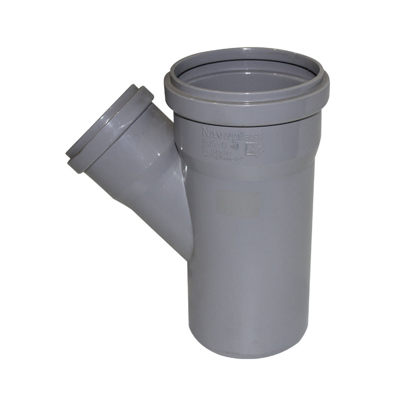 reducer y tee with collapsible core